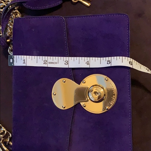 Authentic RUNWAY Ralph Lauren suede purse - Picture 8 of 8